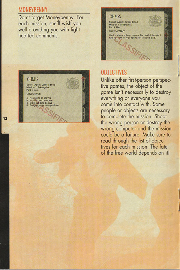 GoldenEye 007 manual page