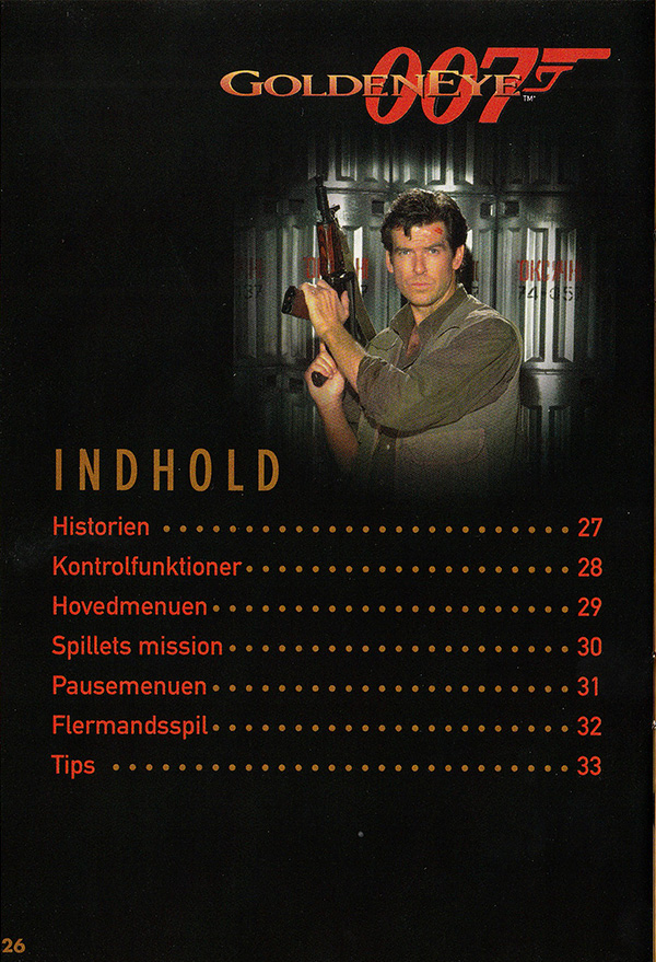 GoldenEye 007 manual page