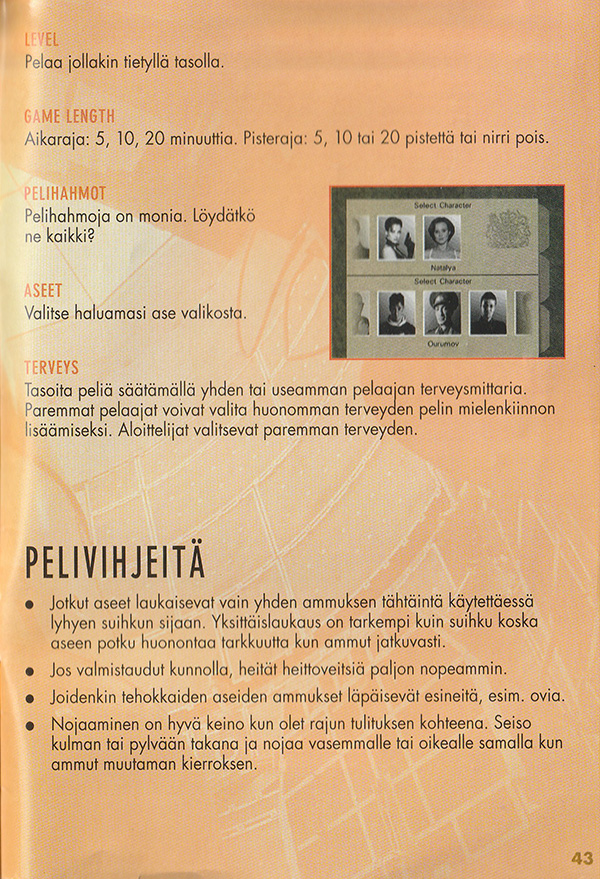 GoldenEye 007 manual page