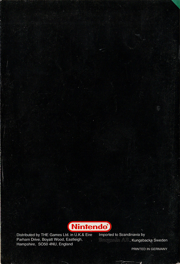 GoldenEye 007 manual back cover