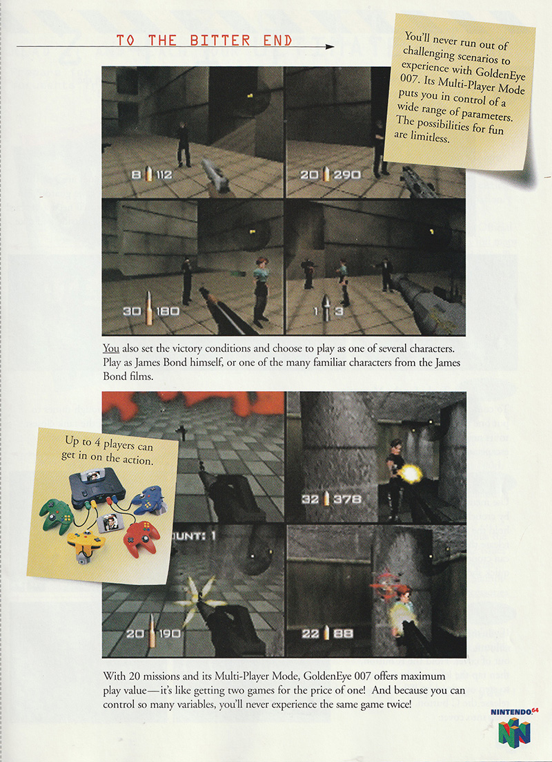 GoldenEye 007 manual front cover