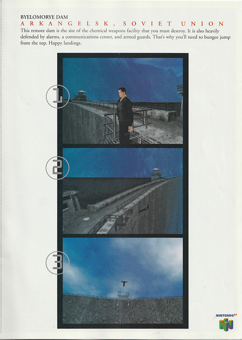GoldenEye 007 manual front cover