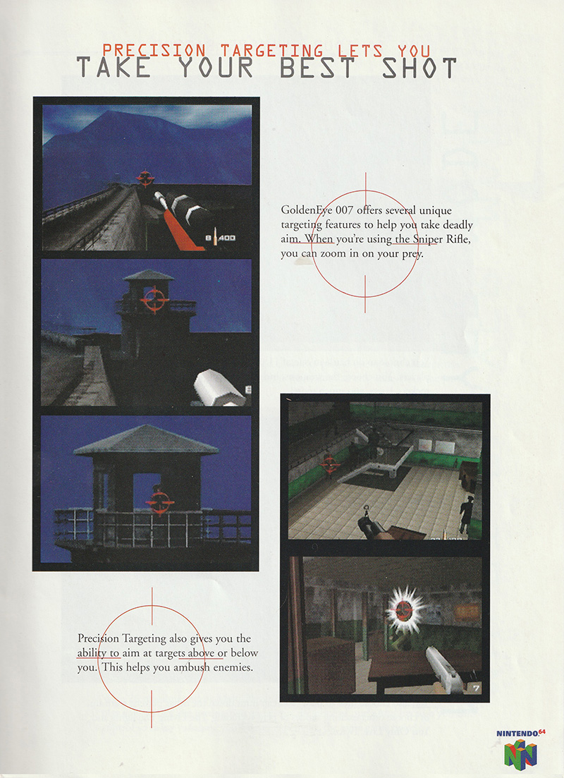 GoldenEye 007 manual front cover